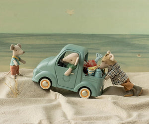 ** Pre-order ** Maileg Mouse Truck Blue Activity Toy BouChic 