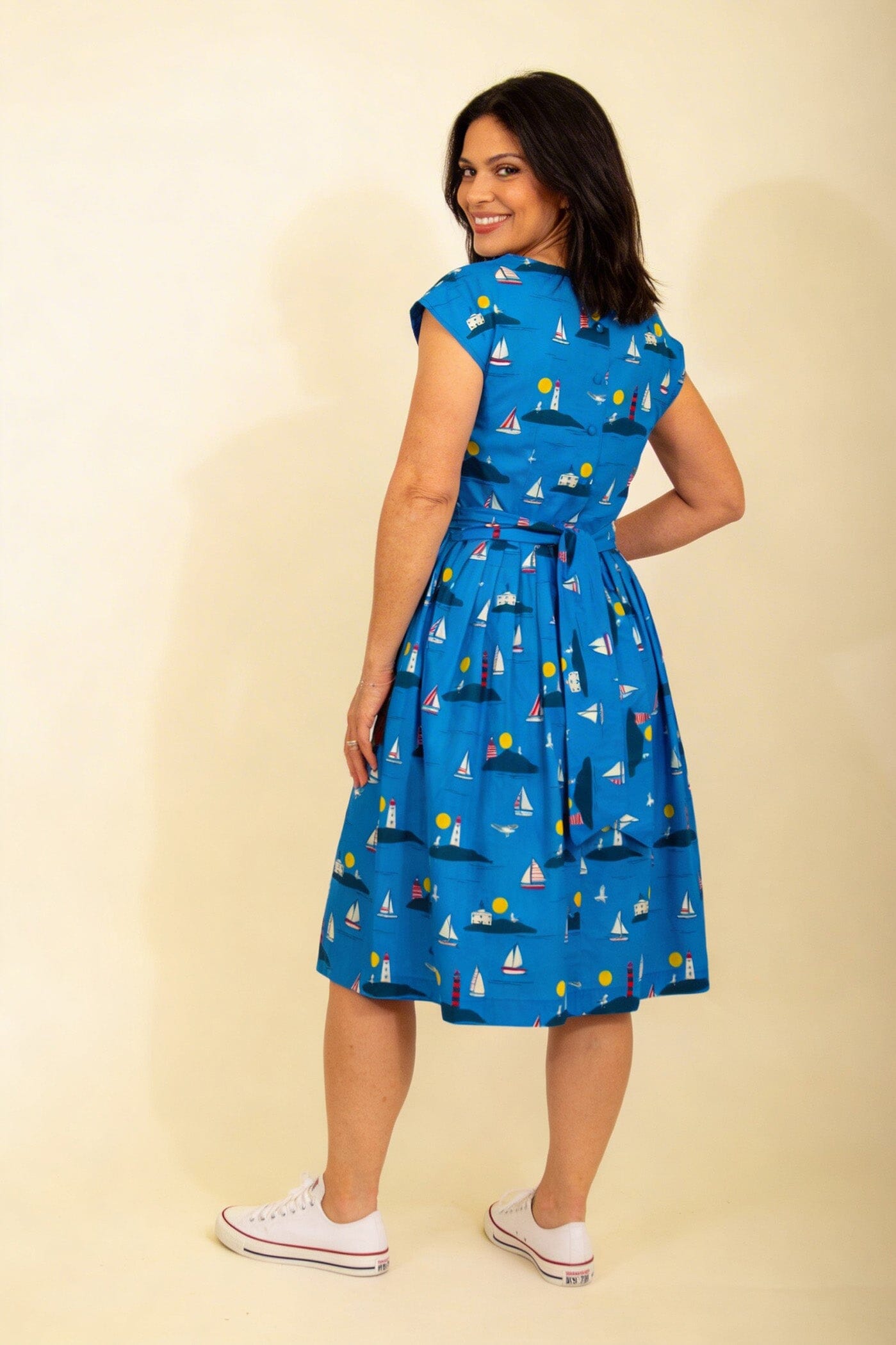 Pretty Vacant Gina Lighthouses Dress - BouChic