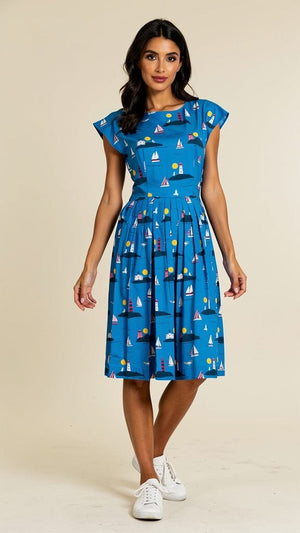 Pretty Vacant Gina Lighthouses Dress - BouChic