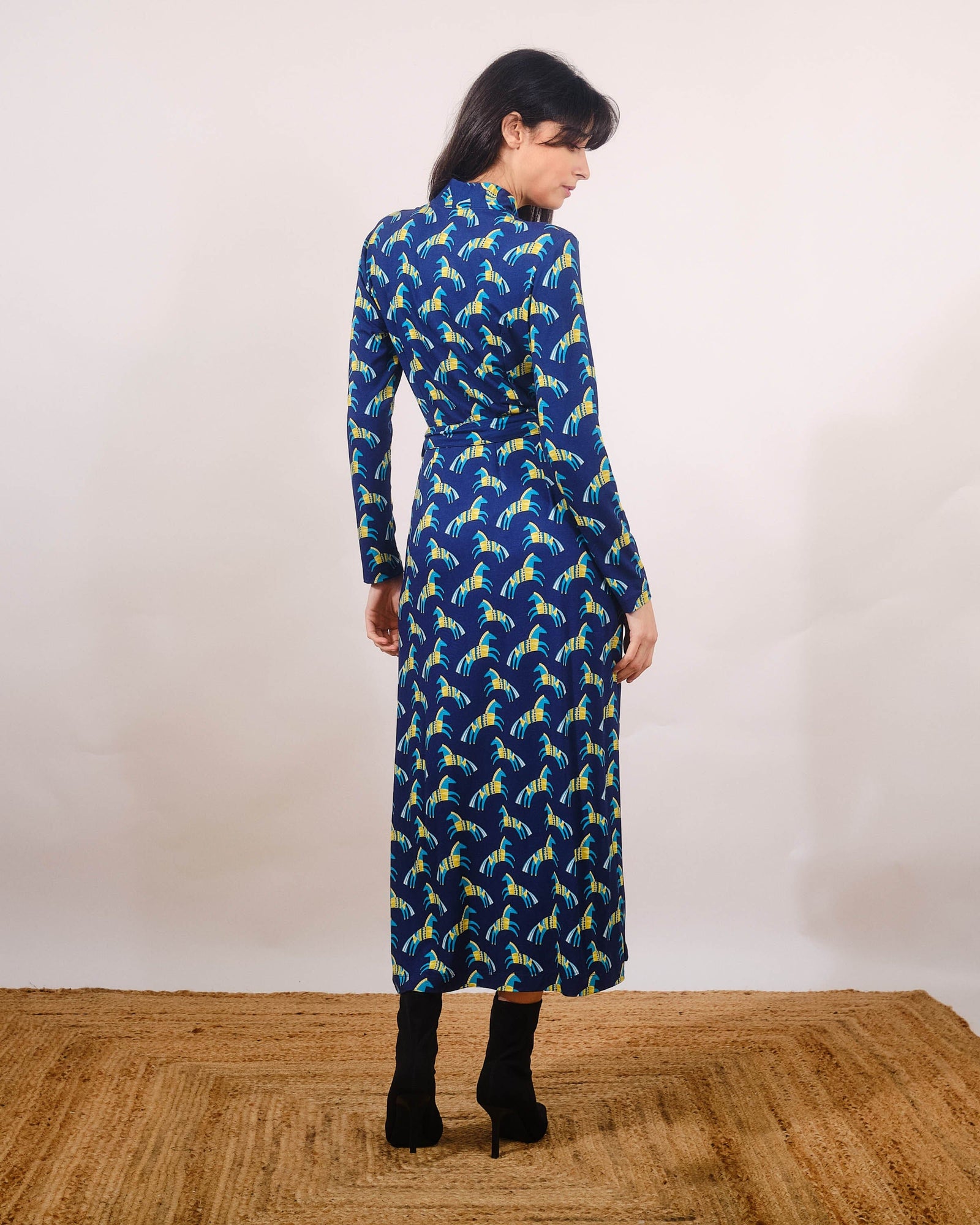 Pretty Vacant Ivy Dress in Horses - BouChic