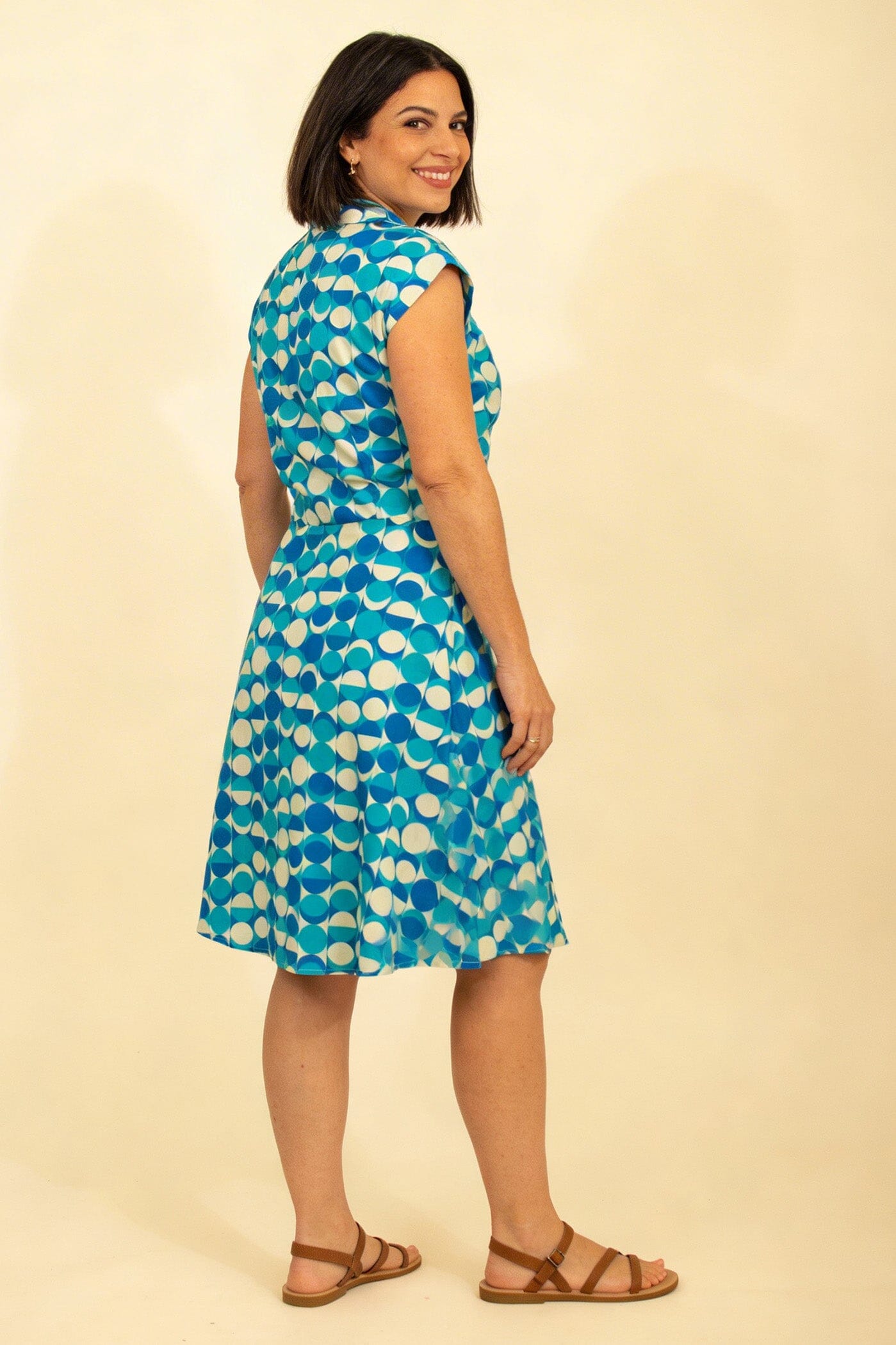 Pretty Vacant Stella Dress Bauhaus Moons - BouChic