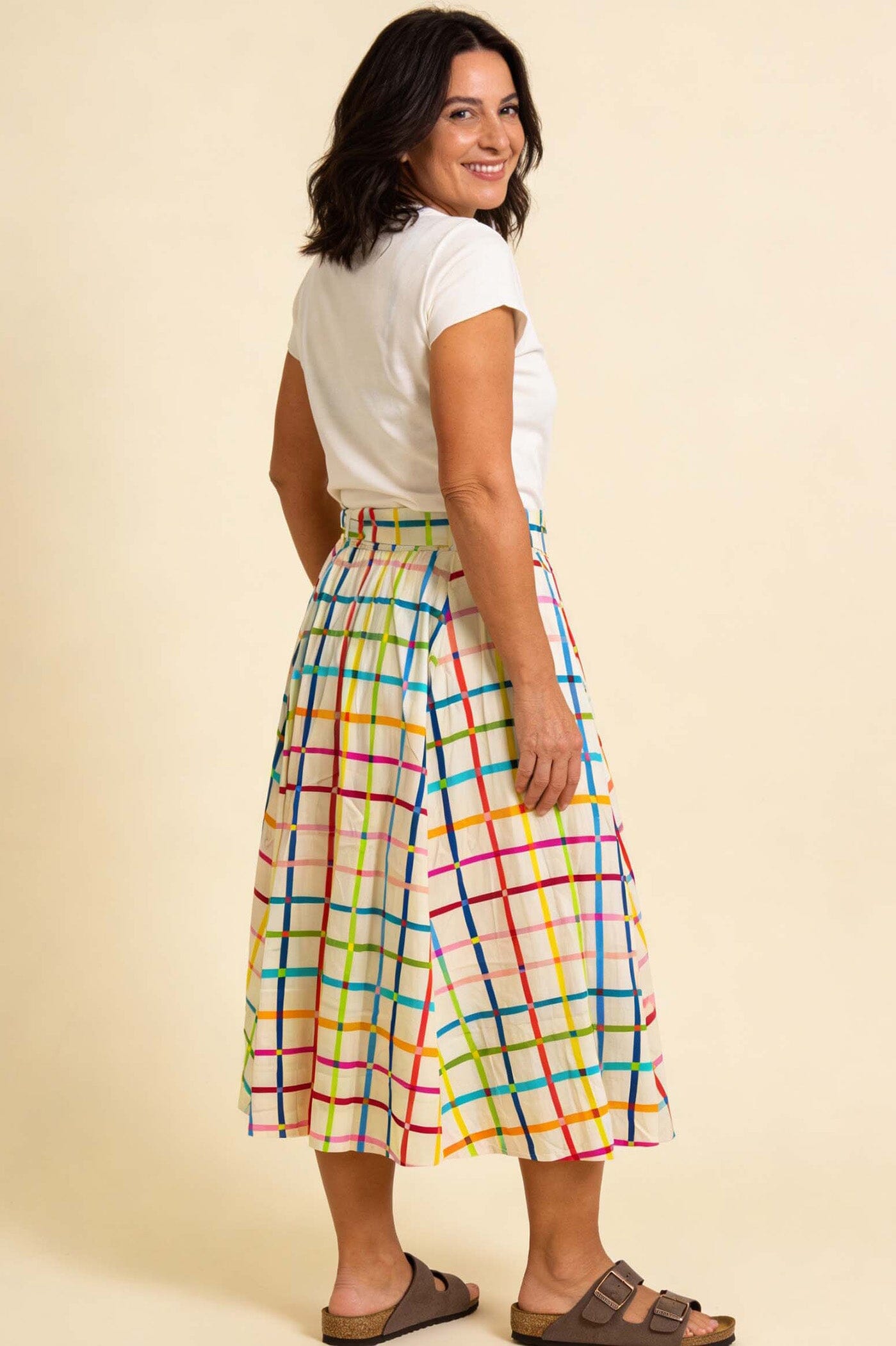 Pretty Vacant Suzi Skirt in Geo Print - BouChic