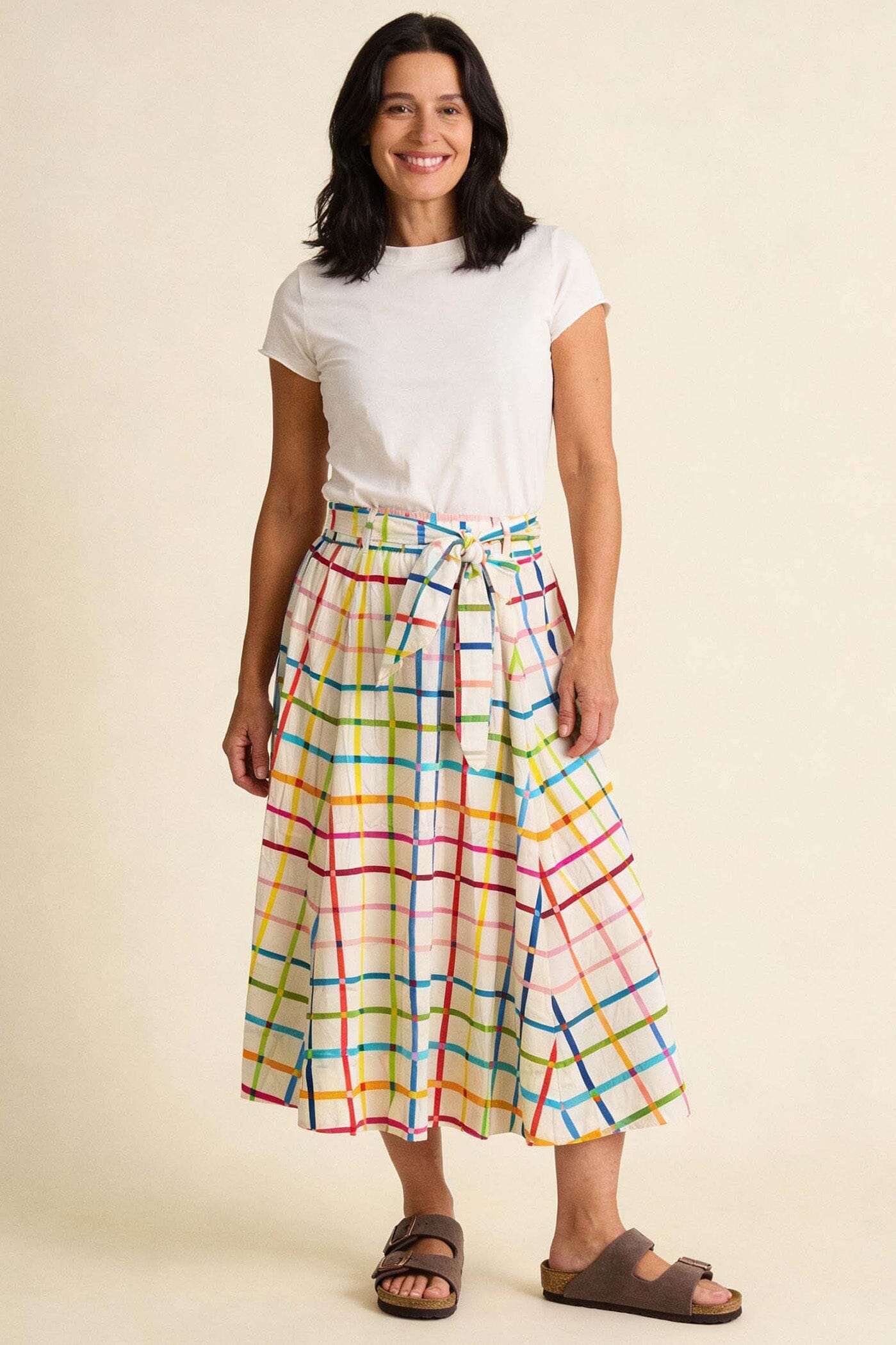 Pretty Vacant Suzi Skirt in Geo Print - BouChic