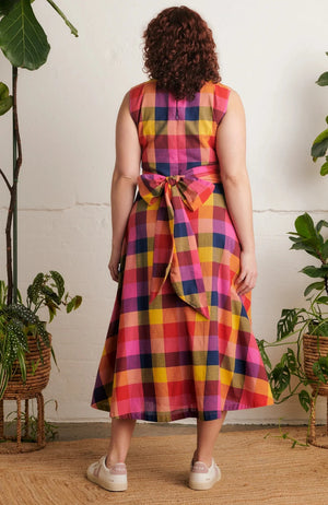 Roberta Jaipur Plaid Dress Dress BouChic 