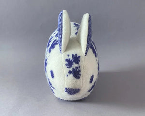 Sally Nencini Lambswool China Rabbit Toy BouChic 
