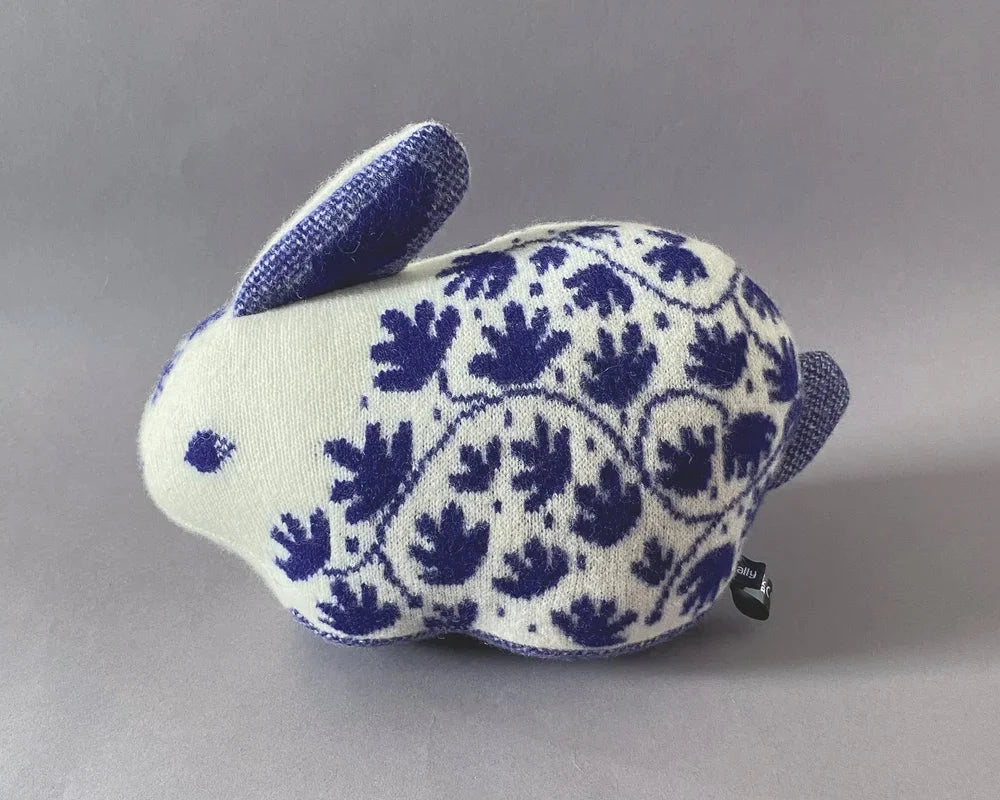 Sally Nencini Lambswool China Rabbit Toy BouChic 