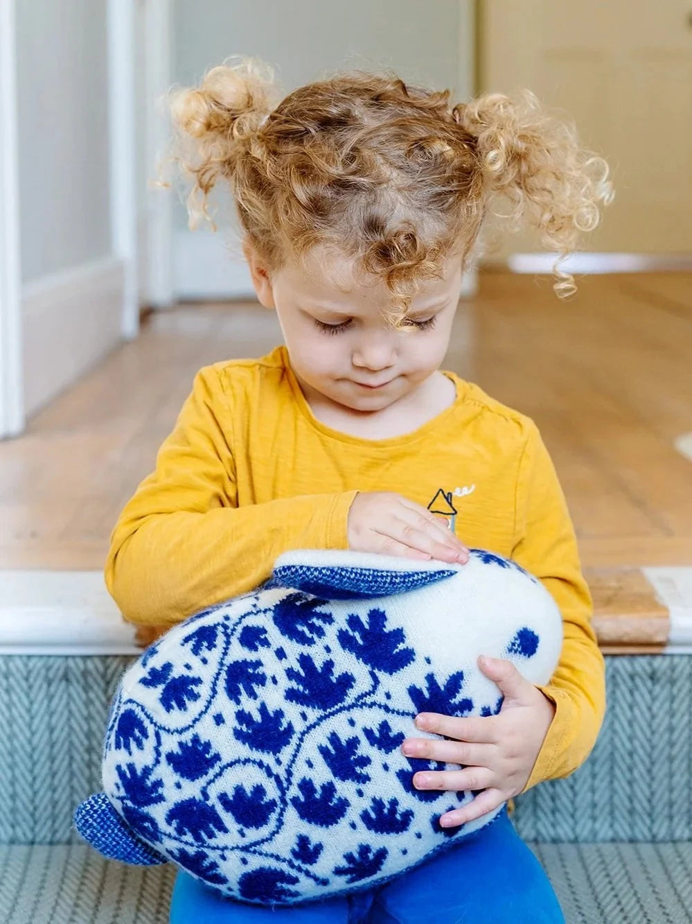 Sally Nencini Lambswool China Rabbit Toy BouChic 
