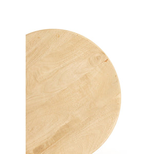 Side Table Mirto Wood Matt Natural - BouChic