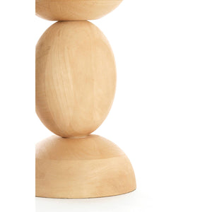 Side Table Mirto Wood Matt Natural - BouChic