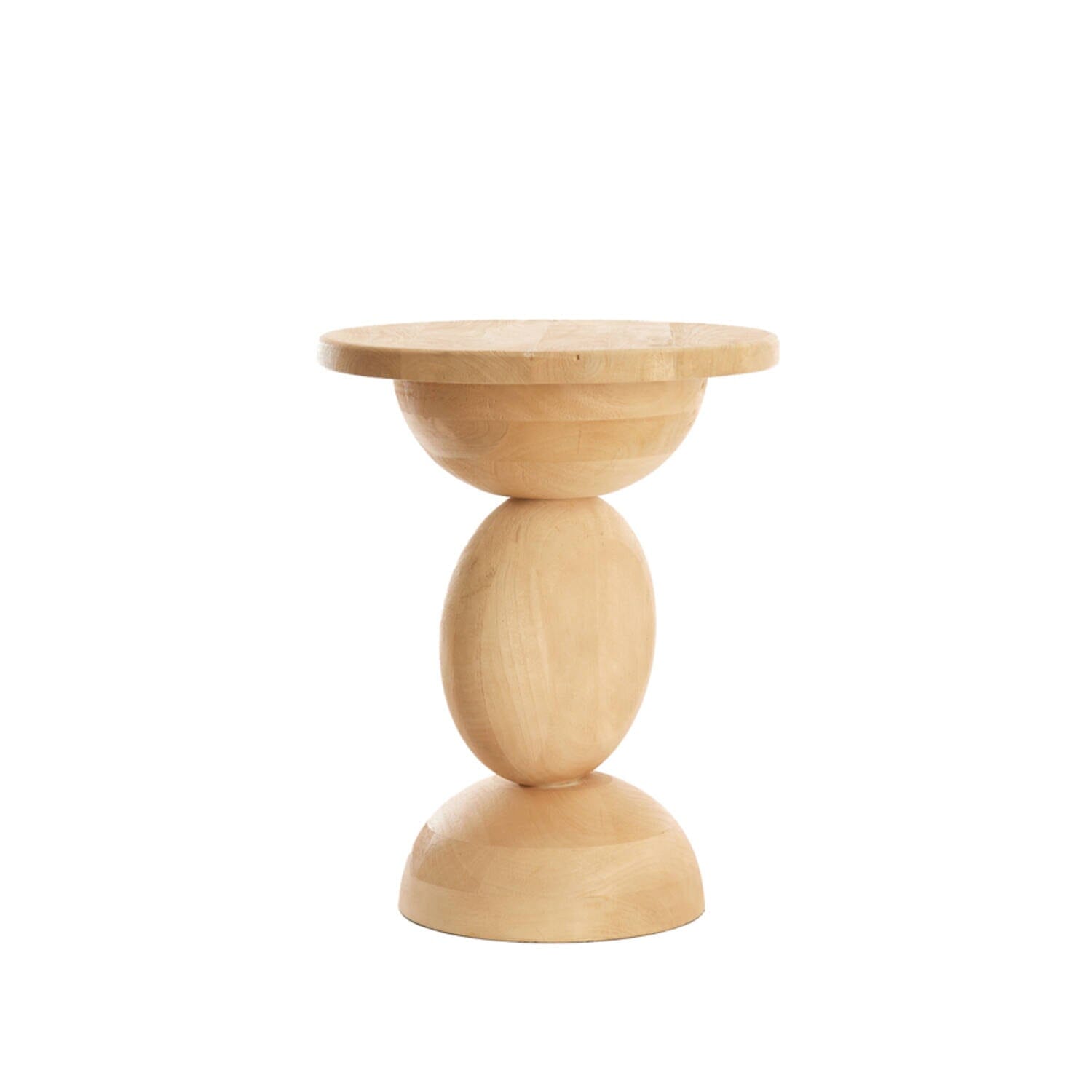 Side Table Mirto Wood Matt Natural - BouChic