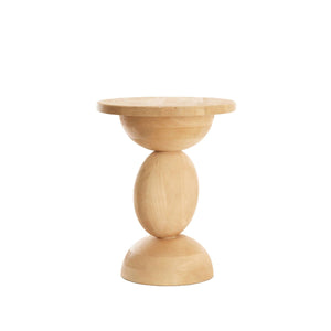 Side Table Mirto Wood Matt Natural - BouChic