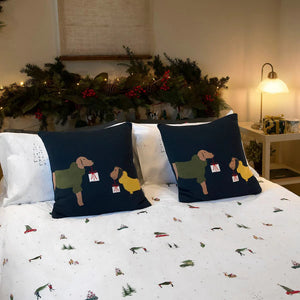 Sophie Allport Duvet & Pillow Set Fetch Dogs Double - BouChic 