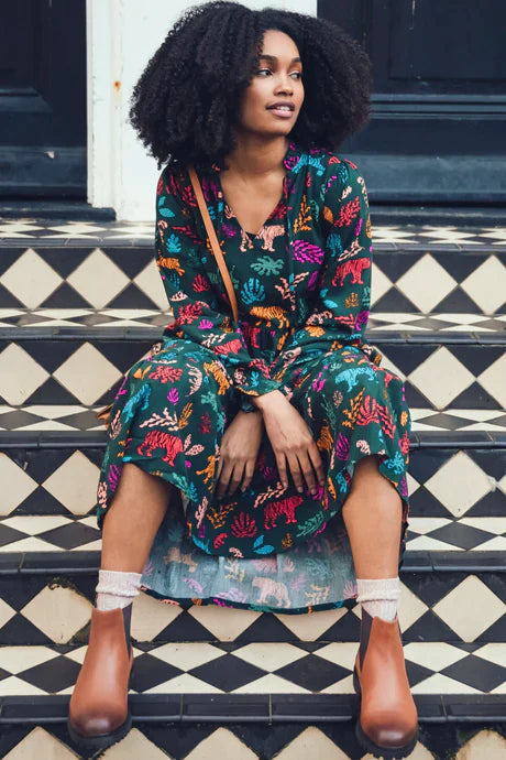 Sugarhill Annalise Midi Smock Dress - BouChic