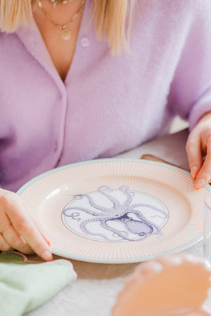 Yvonne Ellen Sea Side Plates Set of 4 Side Plates BouChic 