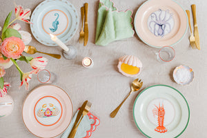 Yvonne Ellen Sea Side Plates Set of 4 - BouChic