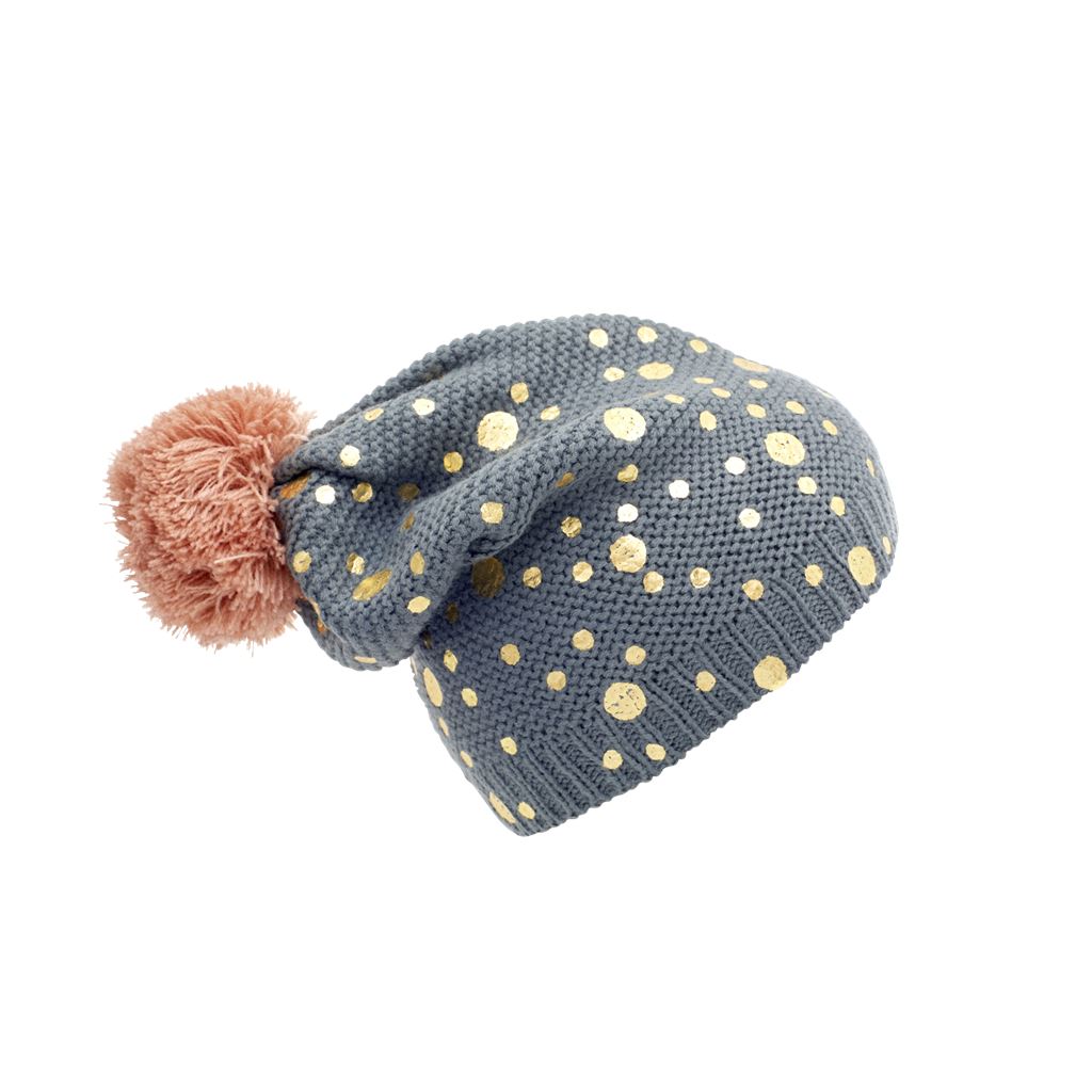 Beanie Nougat Charcoal Grey - BouChic 