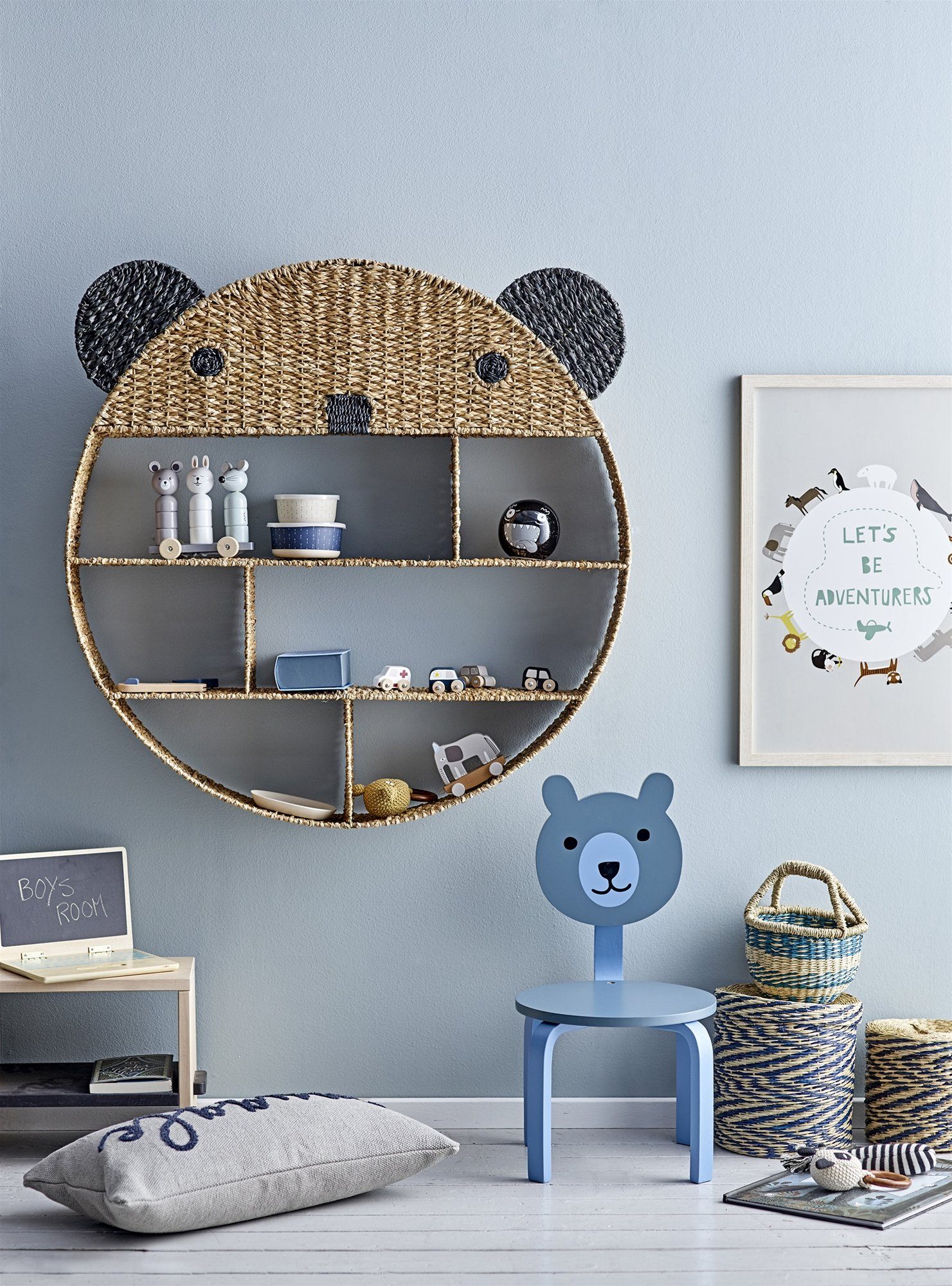 Bear Bookcase Natural Bankuan - BouChic 