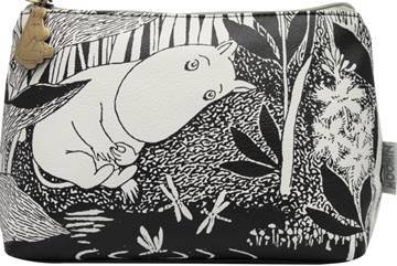 Black Moomins Midnight Dreaming Makeup Bag - BouChic 