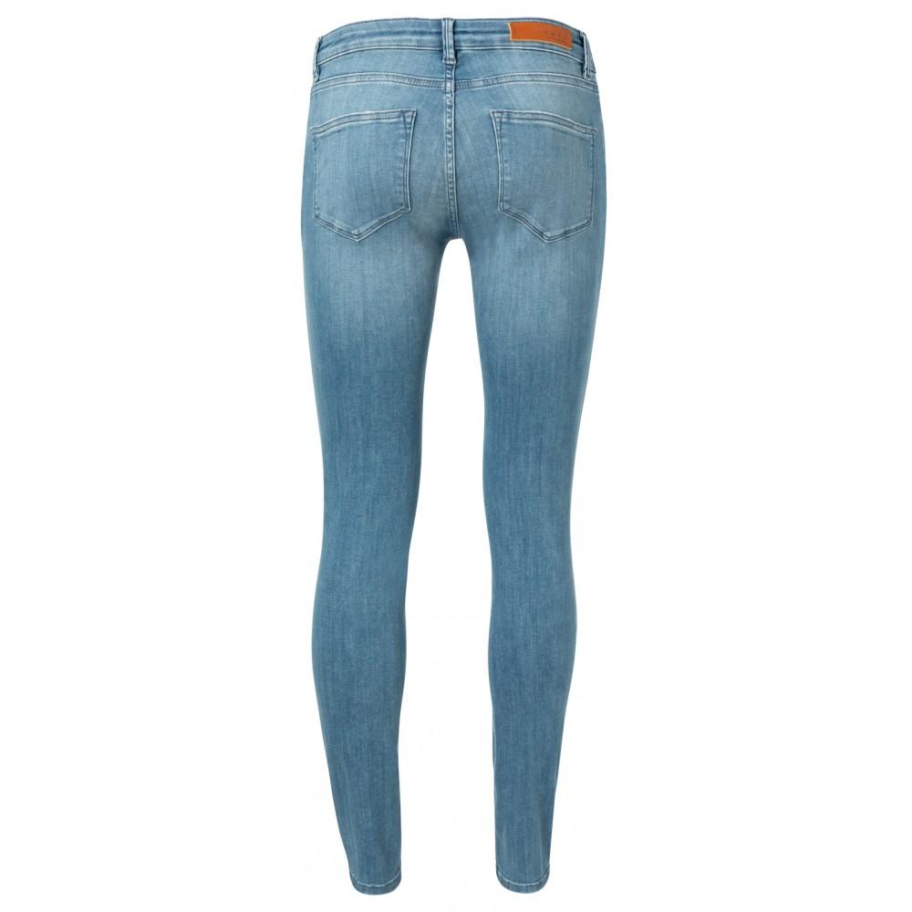 Blue Denim Skinny Jeans - BouChic 