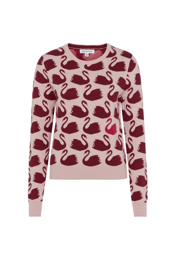 Blush Emily & Fin Swan Jumper - BouChic 