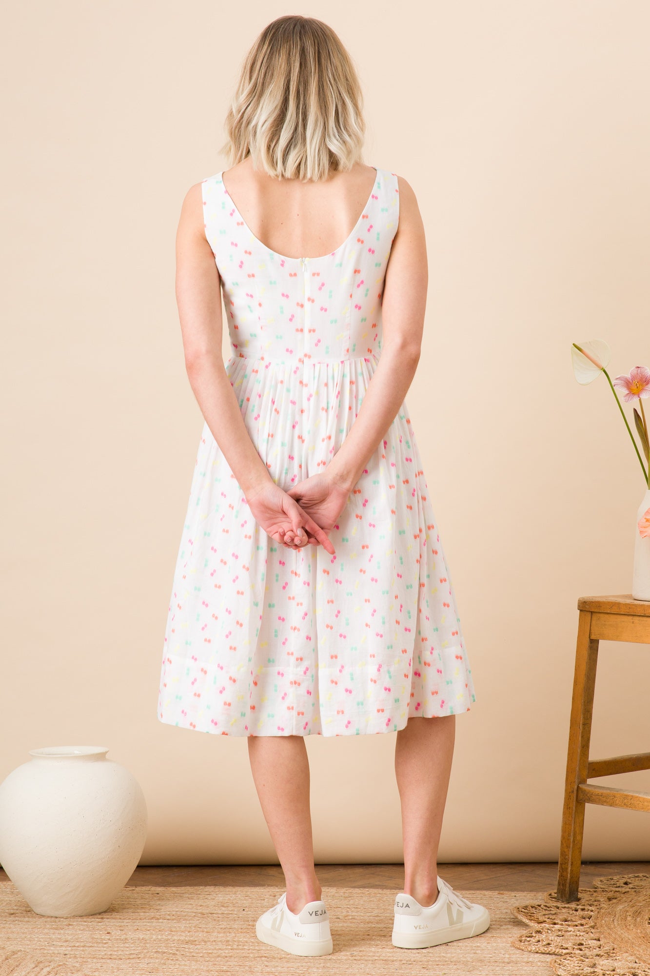 Emily & Fin Abigail Confetti Brights Dress - BouChic 