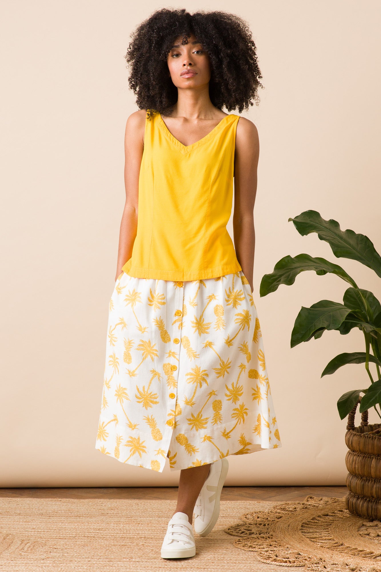 Emily & Fin Betsy Top Sunshine Yellow - BouChic 