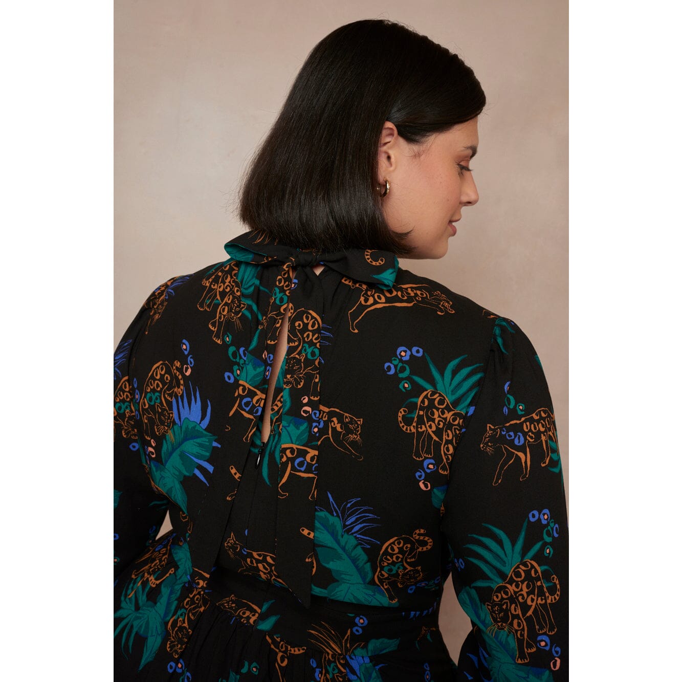 Emily & Fin Daphne Dress Midnight Leopards - BouChic 