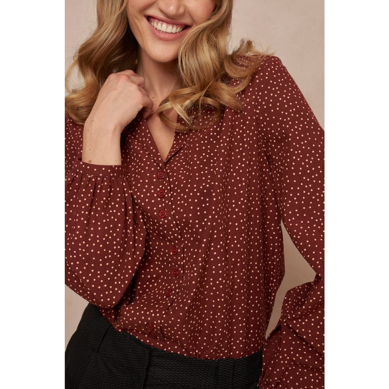 Emily & Fin Edie Blouse Autumn Mini Spot - BouChic 