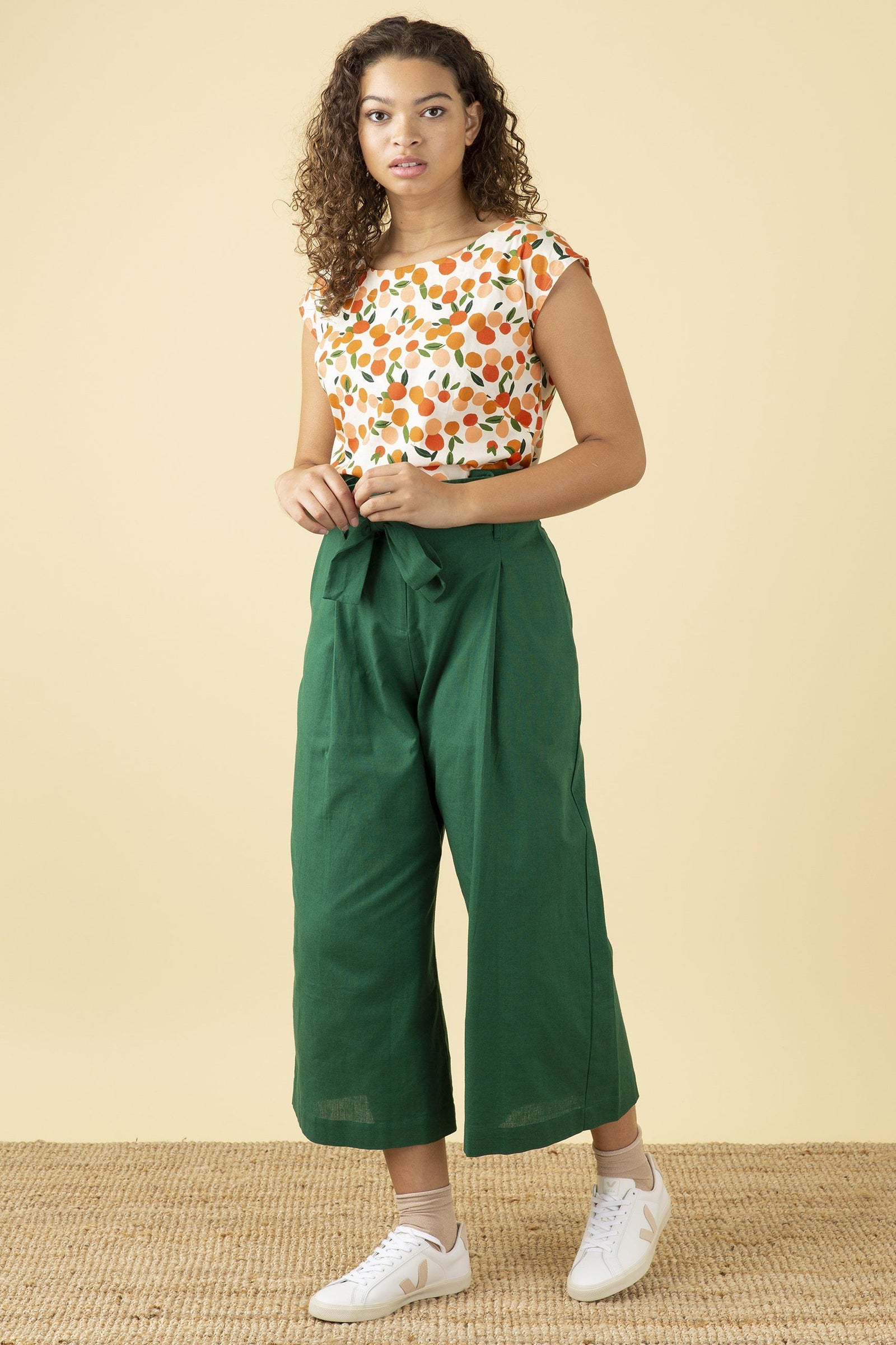 Emily & Fin Edna Top Mini Summer Oranges - BouChic 