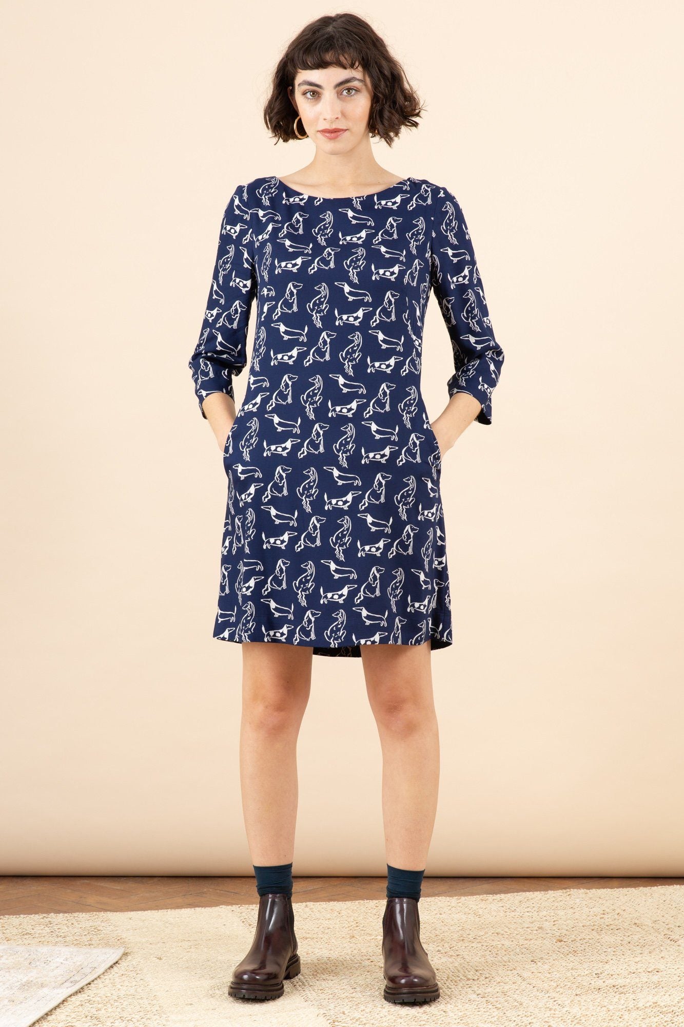 Emily & Fin Effy Tunic Dress City Dogs - BouChic 