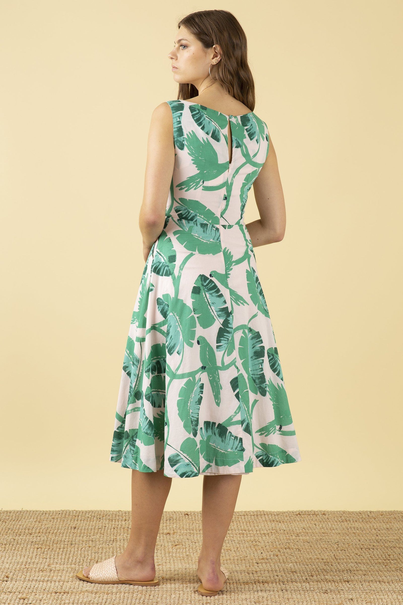 Emily & Fin Jasmine Dress Botanical Parakeets - BouChic 
