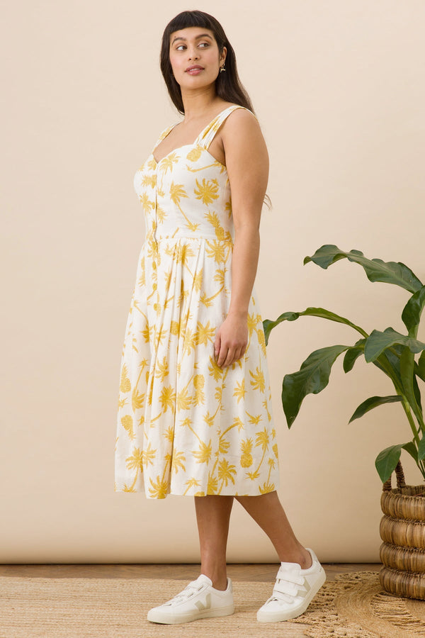 Emily & Fin Jenny Dress Palm Pineapple - BouChic