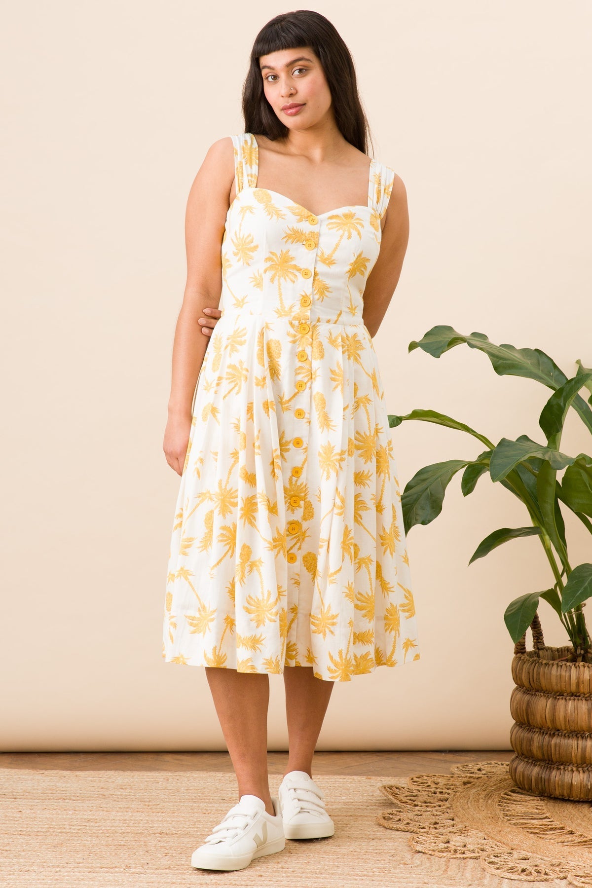 Emily & Fin Jenny Dress Palm Pineapple - BouChic 