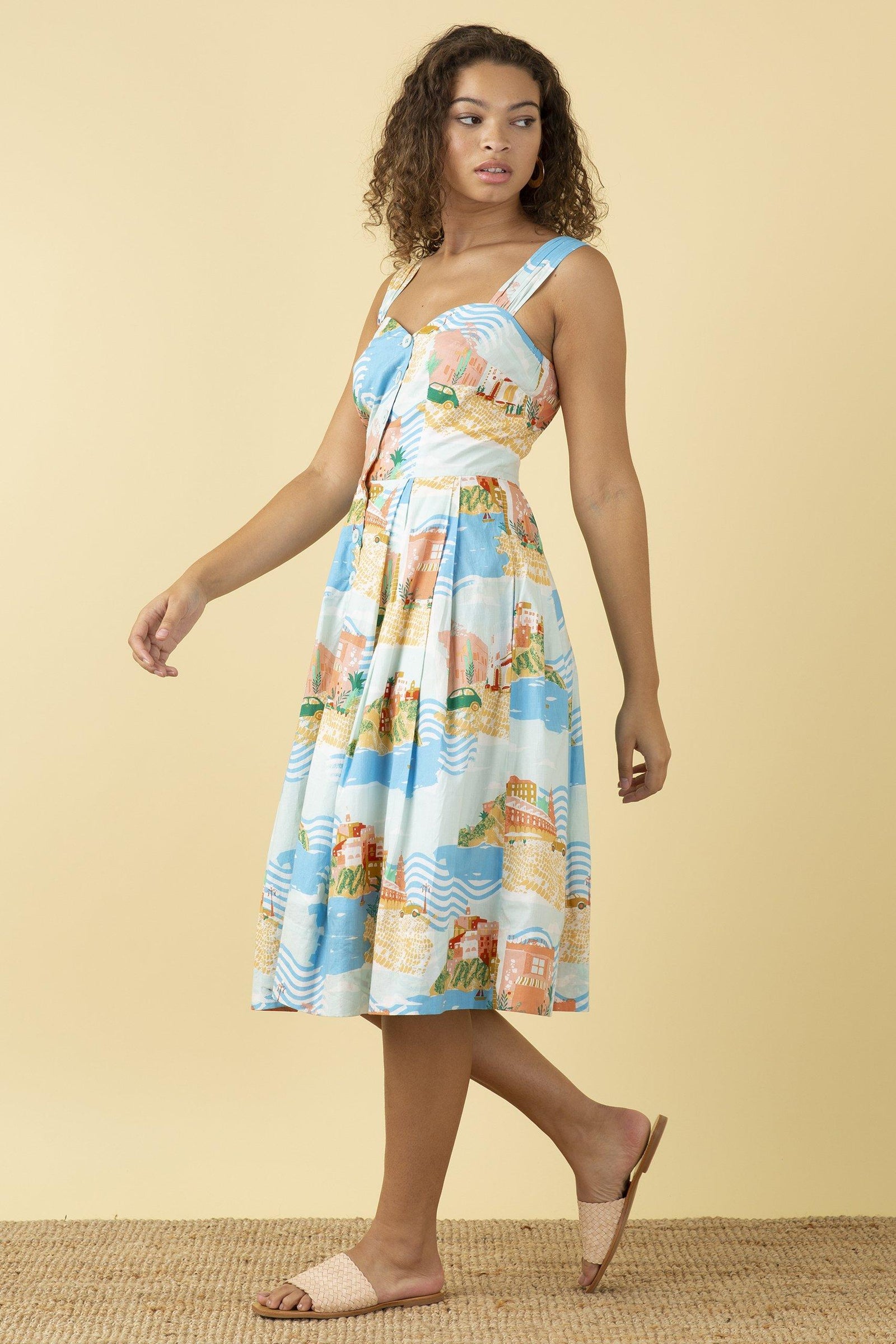 Emily & Fin Jenny Dress Sorrento Summer - BouChic 