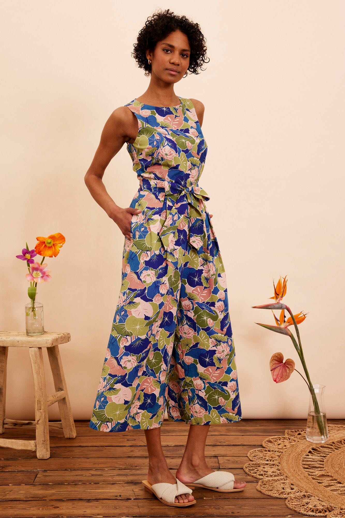 Emily & Fin Jumpsuit Lula Lotus Flower - BouChic