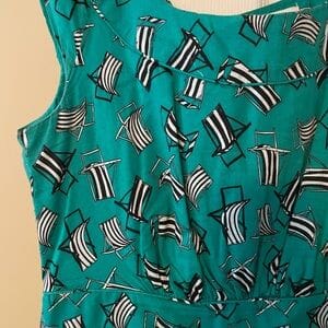 Emily & Fin Scarlet Dress Deckchairs Teal - BouChic 