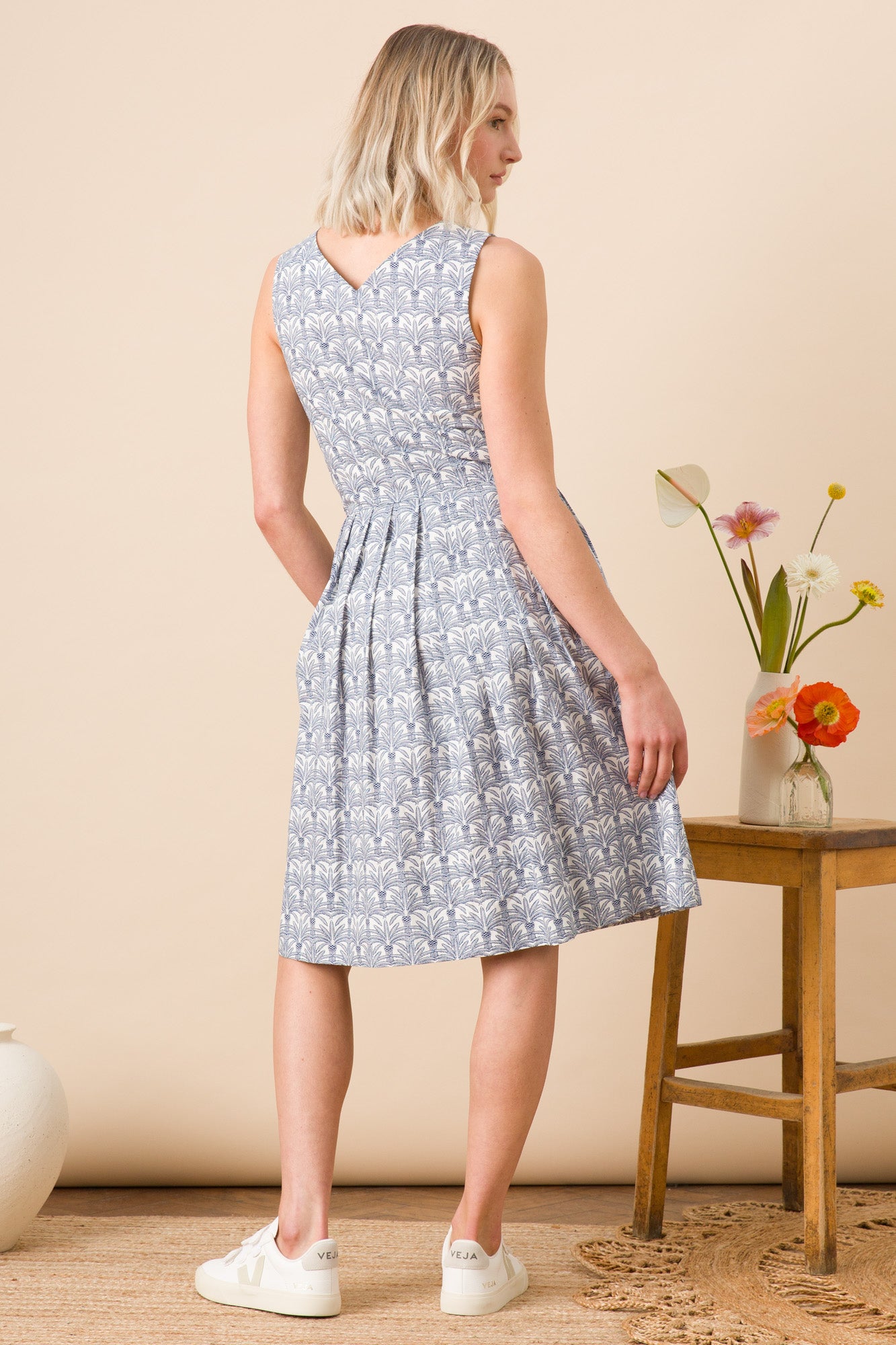 Emily & Fin Scarlett Dress Botanical Palm - BouChic 