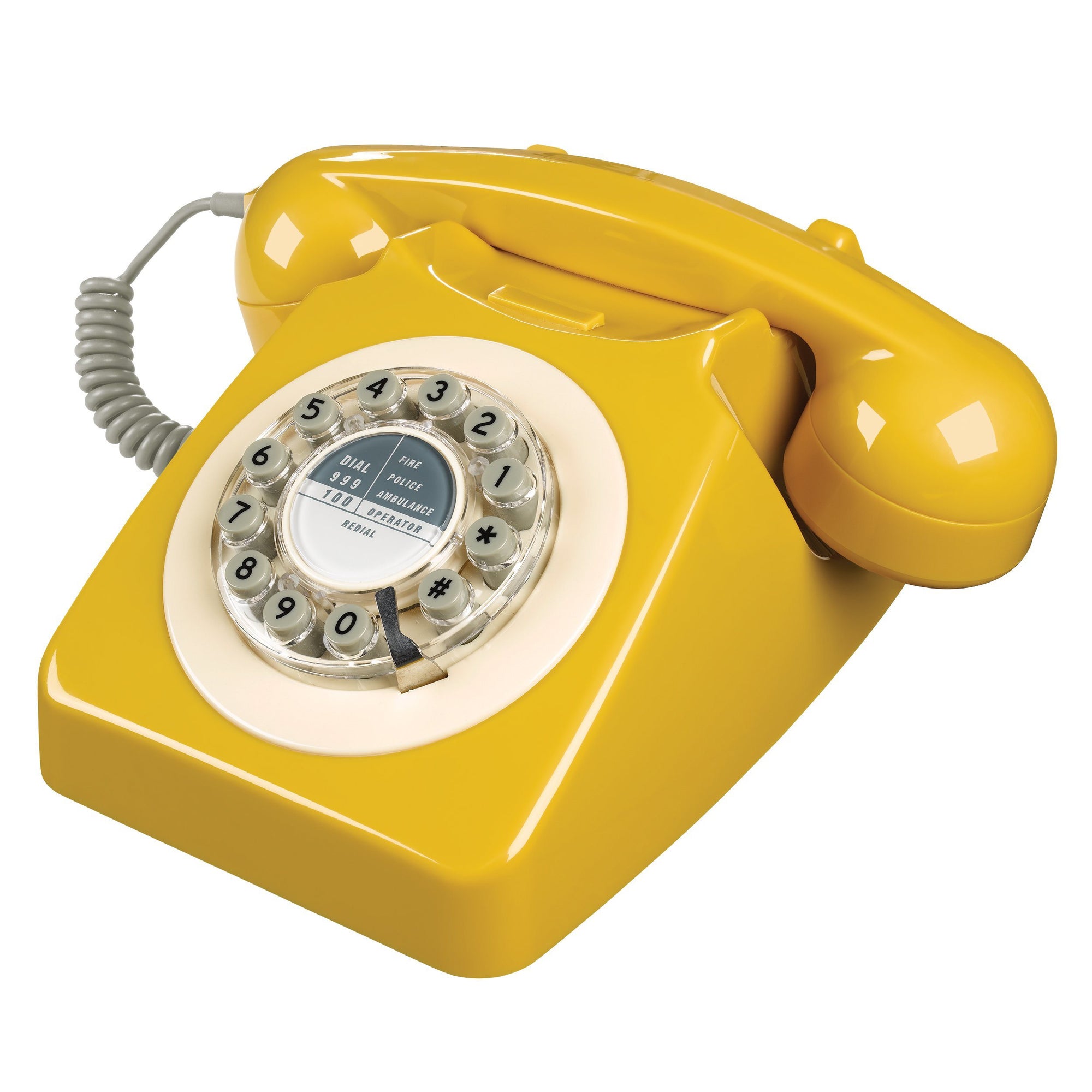 English Mustard 746 Telephone Classic 1960's Design - BouChic 