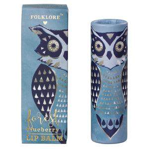 Folklore Forest Owl Blueberry Lip Balm - BouChic 