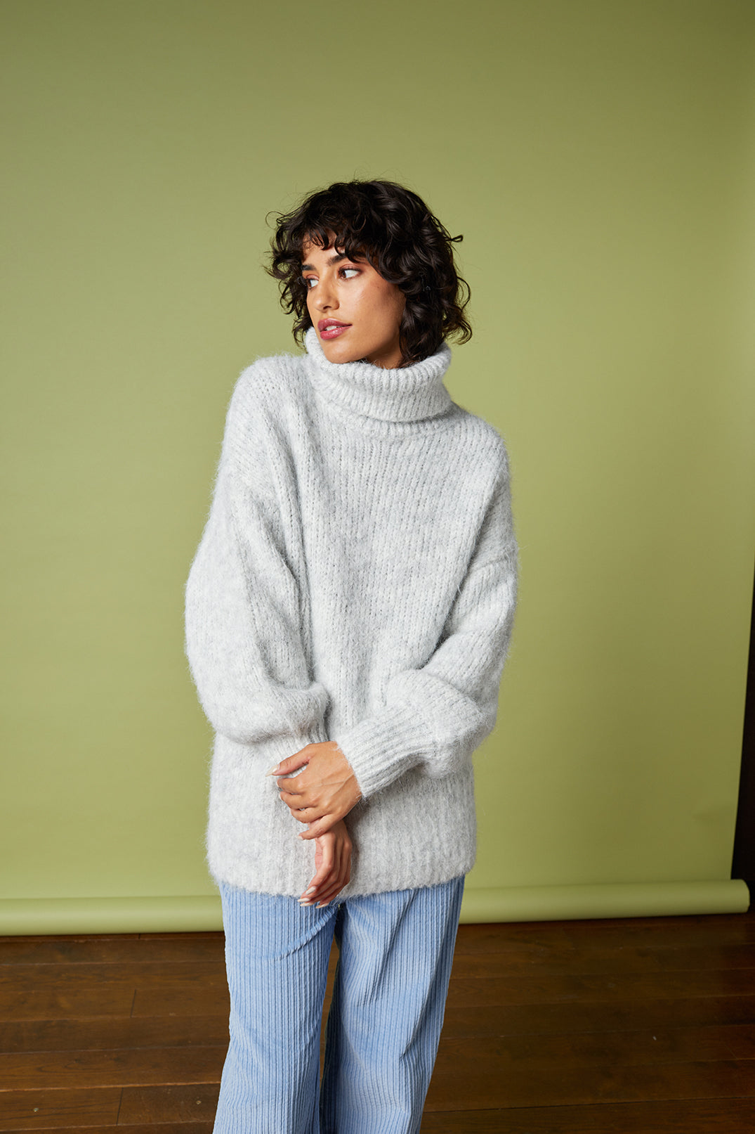 Grace & Mila Harmelie Pullover Light Grey - BouChic 