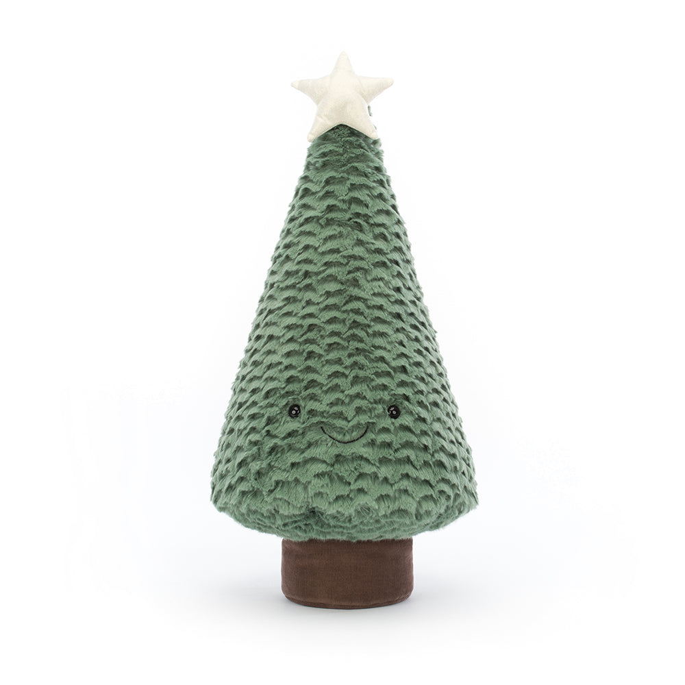 Jellycat Amuseable Blue Spruce Christmas Tree Gold Star - BouChic 