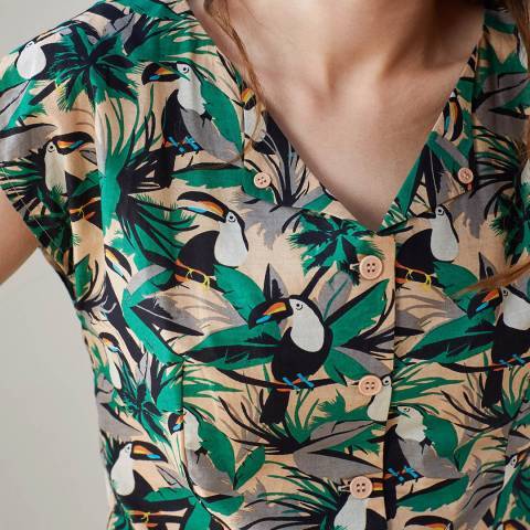 Jodie Tropical Toucan Top Emily & Fin - BouChic 