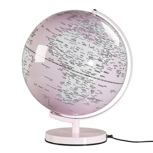 Light Up Globe 12" Pearl Pink - BouChic 