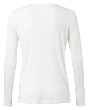 Long Sleeve Top With Singlet Off White - BouChic 
