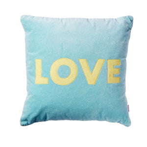 'LOVE' Velvet Square Cushion - BouChic 