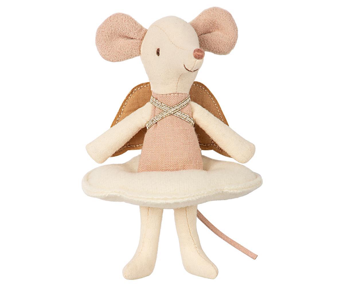 Maileg Angel Stories Big Sister Mouse in a Book - BouChic 