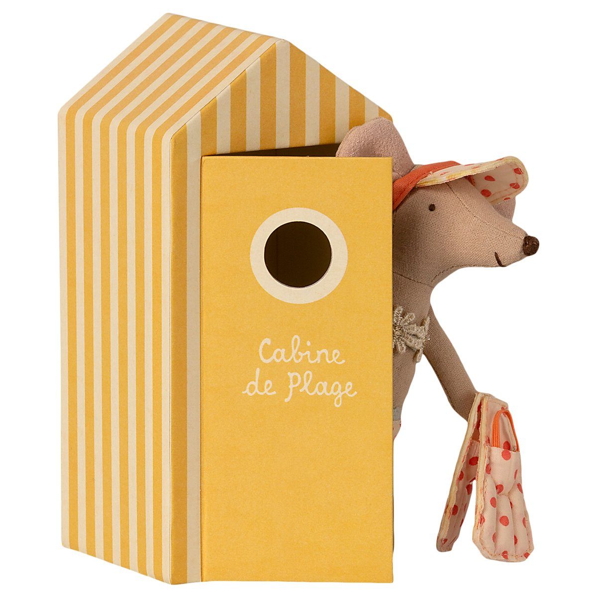 Maileg Beach Big Sister Mouse in Cabin de Plage - BouChic 