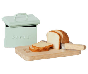 Maileg Bread Bin, Board & Knife - BouChic 