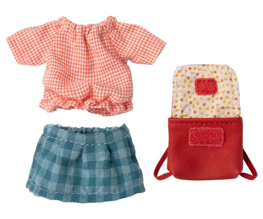 Maileg Clothes & Bag Accessories Big Sister Red - BouChic 