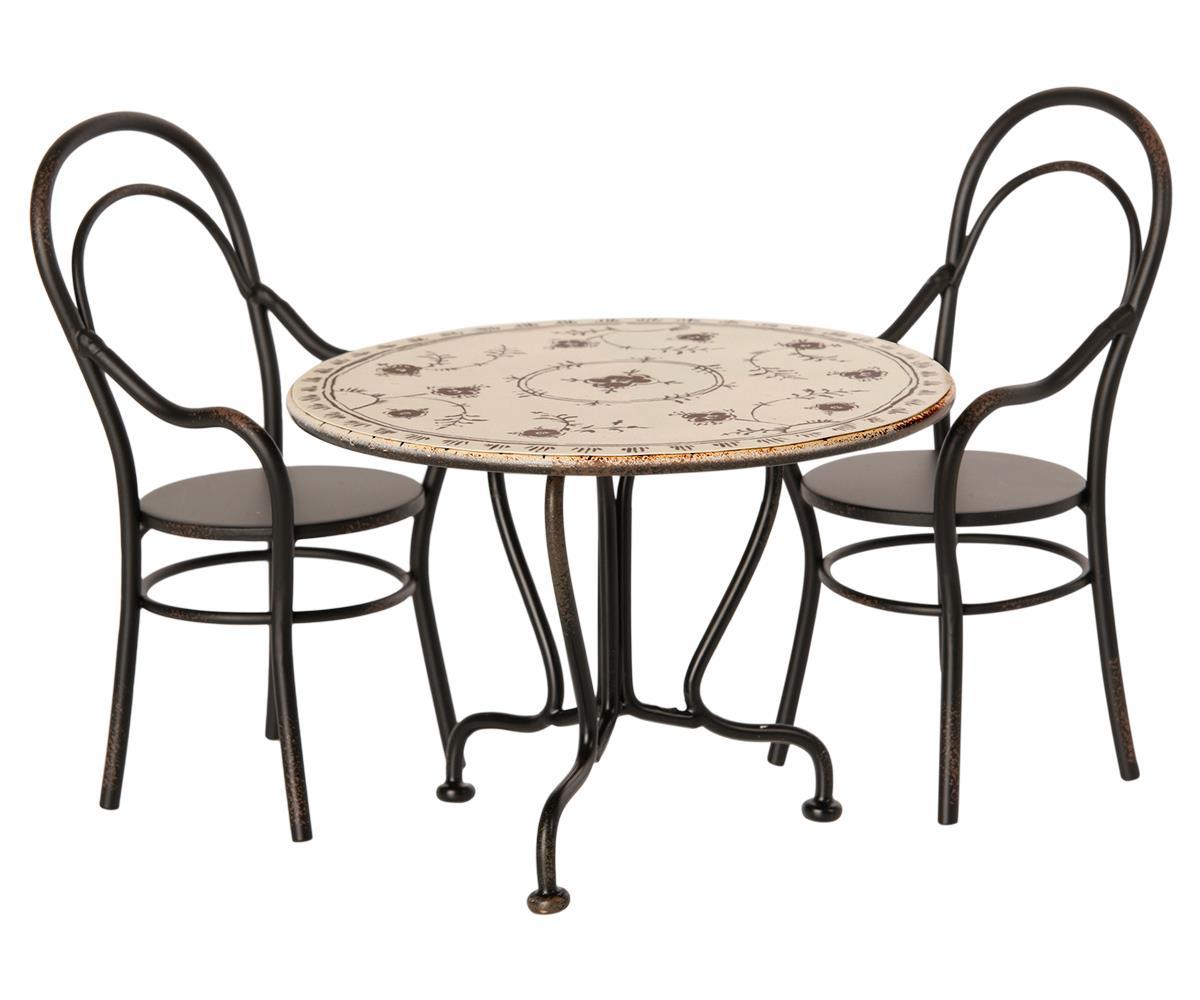 Maileg Dining Table & Set of 2 Chairs - BouChic 